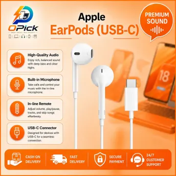 Type-C iPhone Earphones – Portable Wired Headset for Music, Calls & Daily Audio