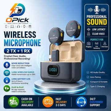 Wireless Microphone for iPhone 14/15/16 Series | USB-C Plug & Play Lavalier Mic
