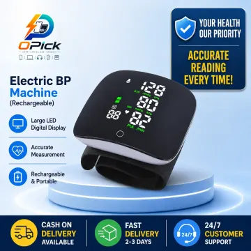 Electric BP Machine (Rechargeable) – Digital Automatic Blood Pressure Monitor