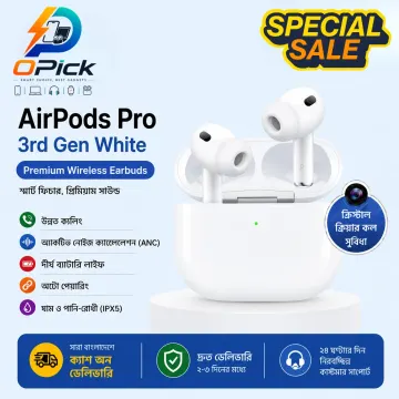 Apple AirPods (3rd Generation) True Wireless Earbuds with Spatial Audio and Lightning Charging Case