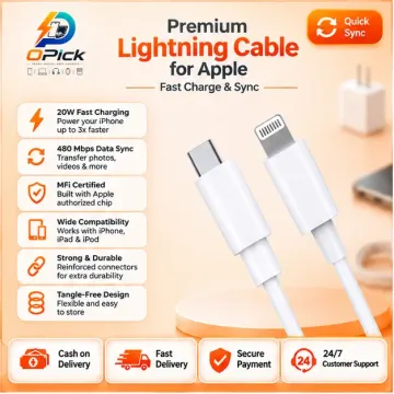 Apple Lightning Charging Cable – Convenient Cable for Charging & Syncing
